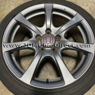 JDM FD2 Civic Type R Silver Wheels and Tires